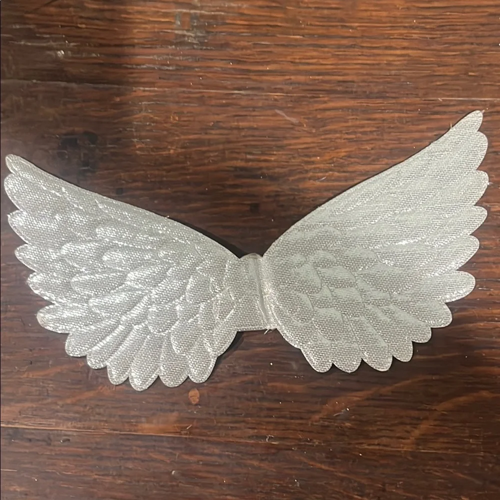 6/$25 Silver Angel Wing Patch - Picture 2 of 2